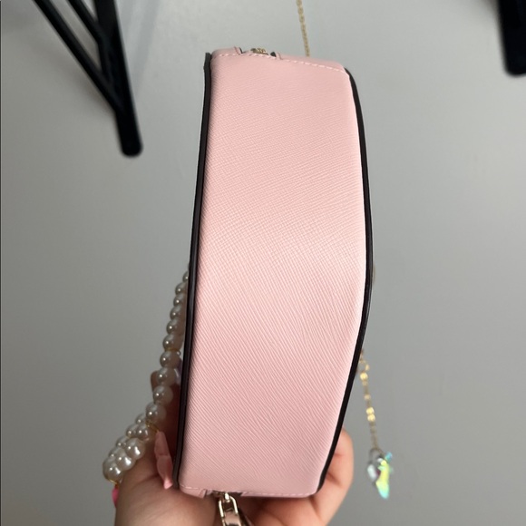 Kate Spade Blush Pink Heart Mini Crossbody Bag - Picture 4 of 12